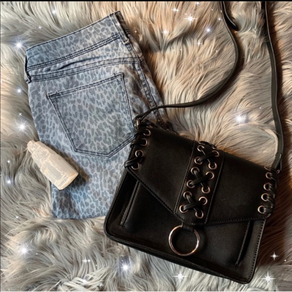 Leopard Denim Super Skinny Jeans VVI